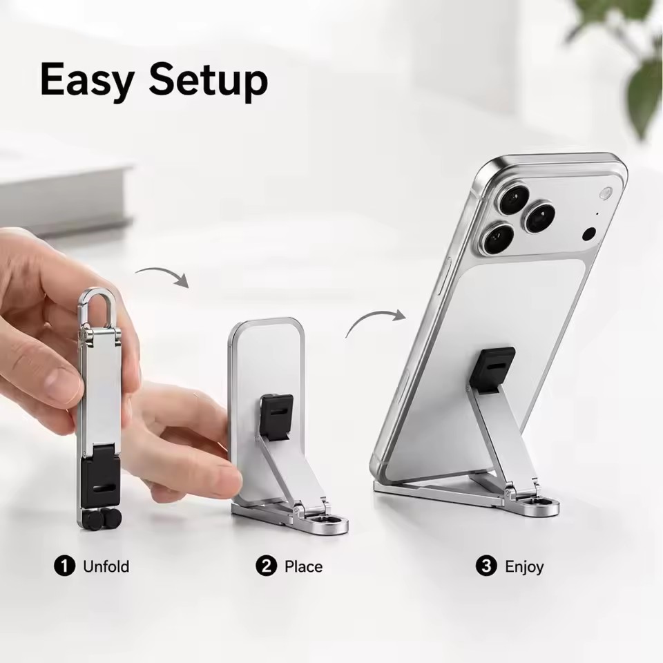 Foldable Keychain Phone Stand  - Phone Stands recension och pris