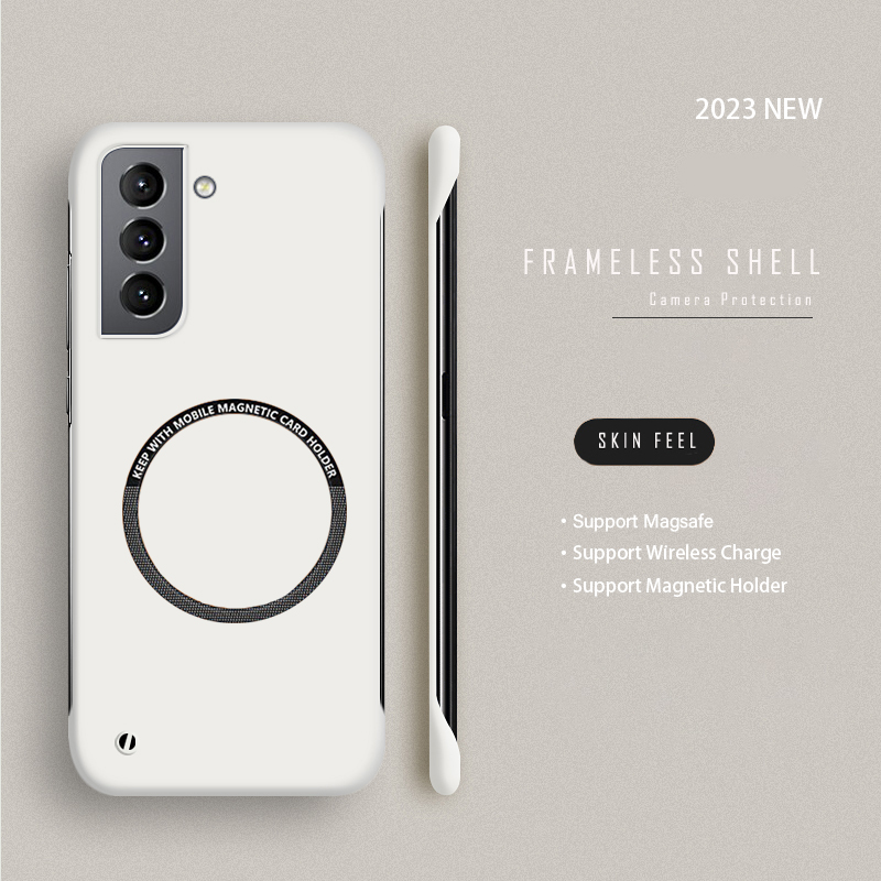 Hard PC Frameless Magnetic Pho - Ultra Thin Frameless Phone Cover recension och pris