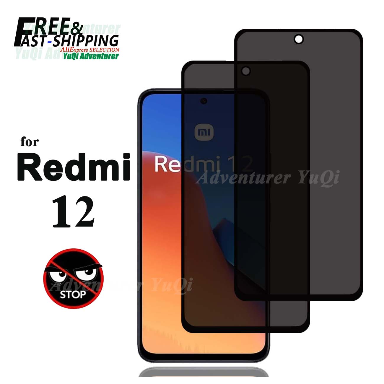 Anti Spy Screen Protector For  - Anti Spy Privacy Glass Case recension och pris