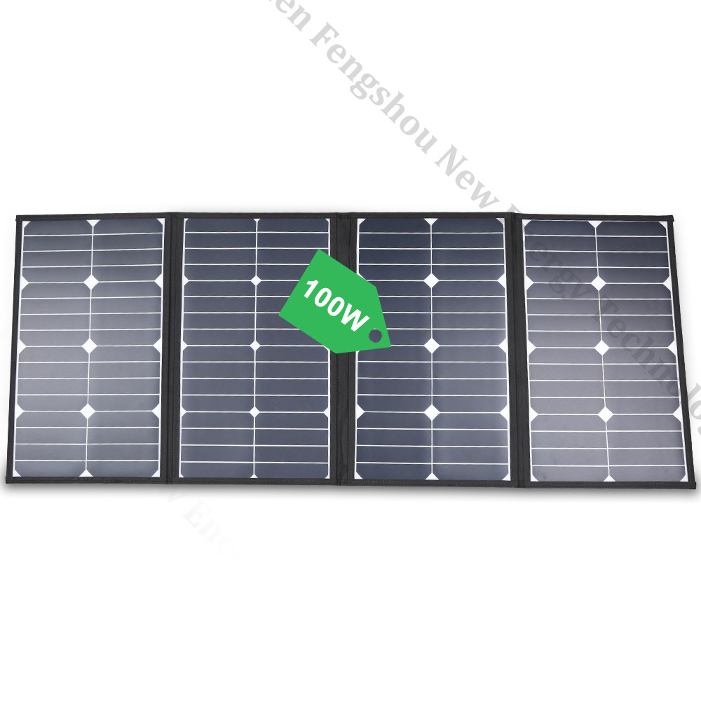Portable 100 Watt Folding Sola - Chargers recension och pris