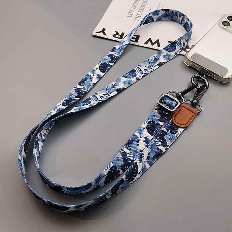 Tropical Pattern Crossbody Cel - Crossbody Lanyard Neck Strap Case recension och pris