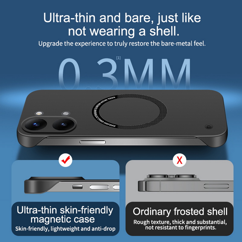 Ultra-thin Frameless Phone Cas - Ultra Thin Frameless Phone Cover recension och pris