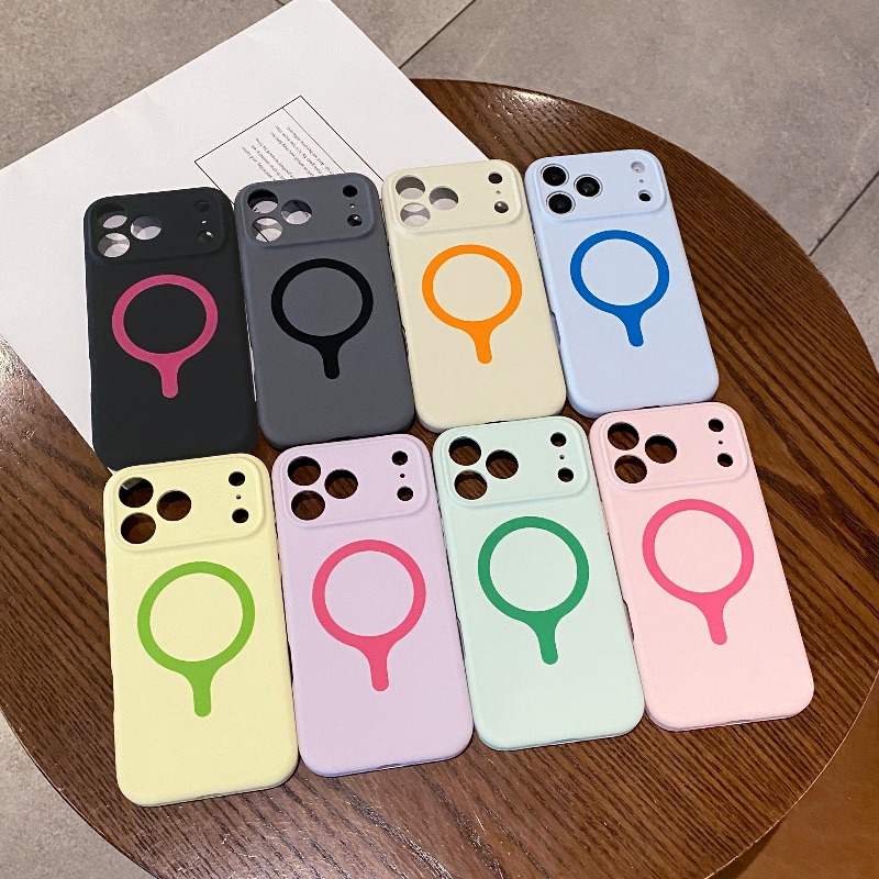 Luxury Smooth Liquid Silicone  - Liquid Silicone Magnetic Phone Case recension och pris