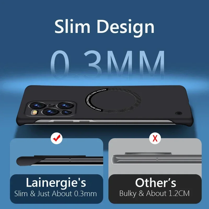 Luxury Ultra Thin Frameless Wi - Ultra Thin Frameless Phone Cover recension och pris