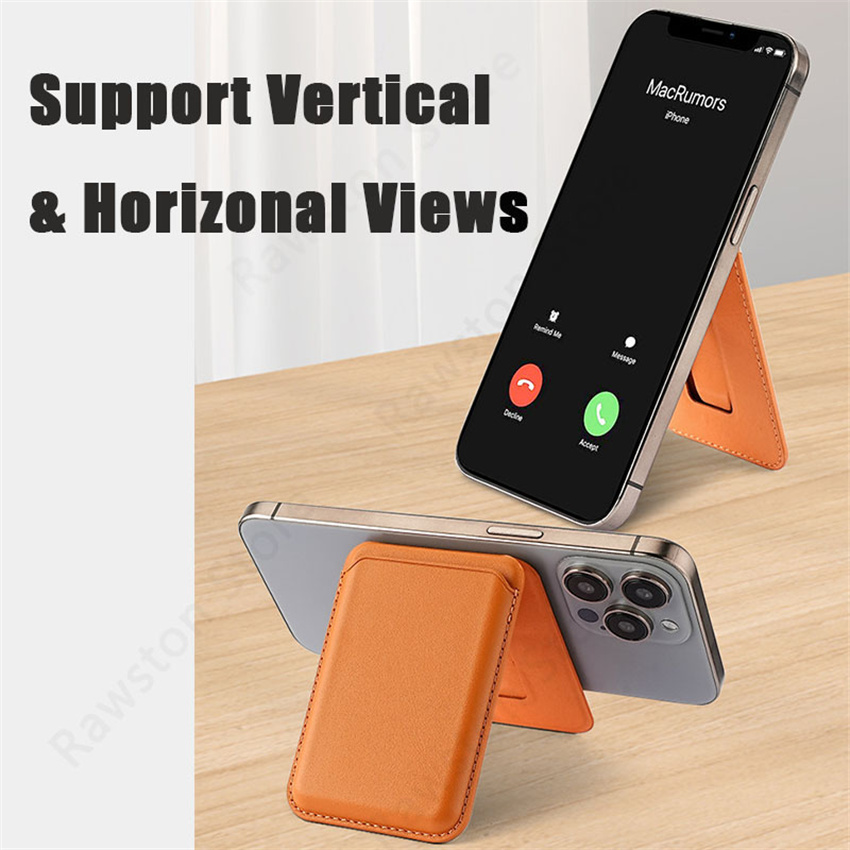 Kickstand Magnetic Leather Wal - Leather Wallet Card Holder Phone Cover recension och pris
