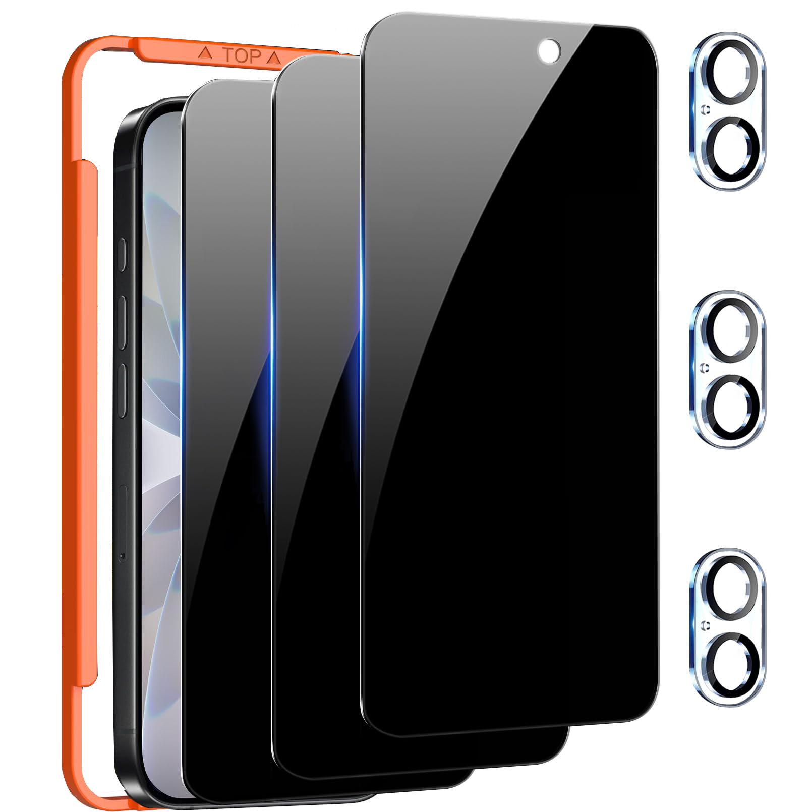 3 Pack Privacy Screen Protecto - Anti Spy Privacy Glass Case recension och pris