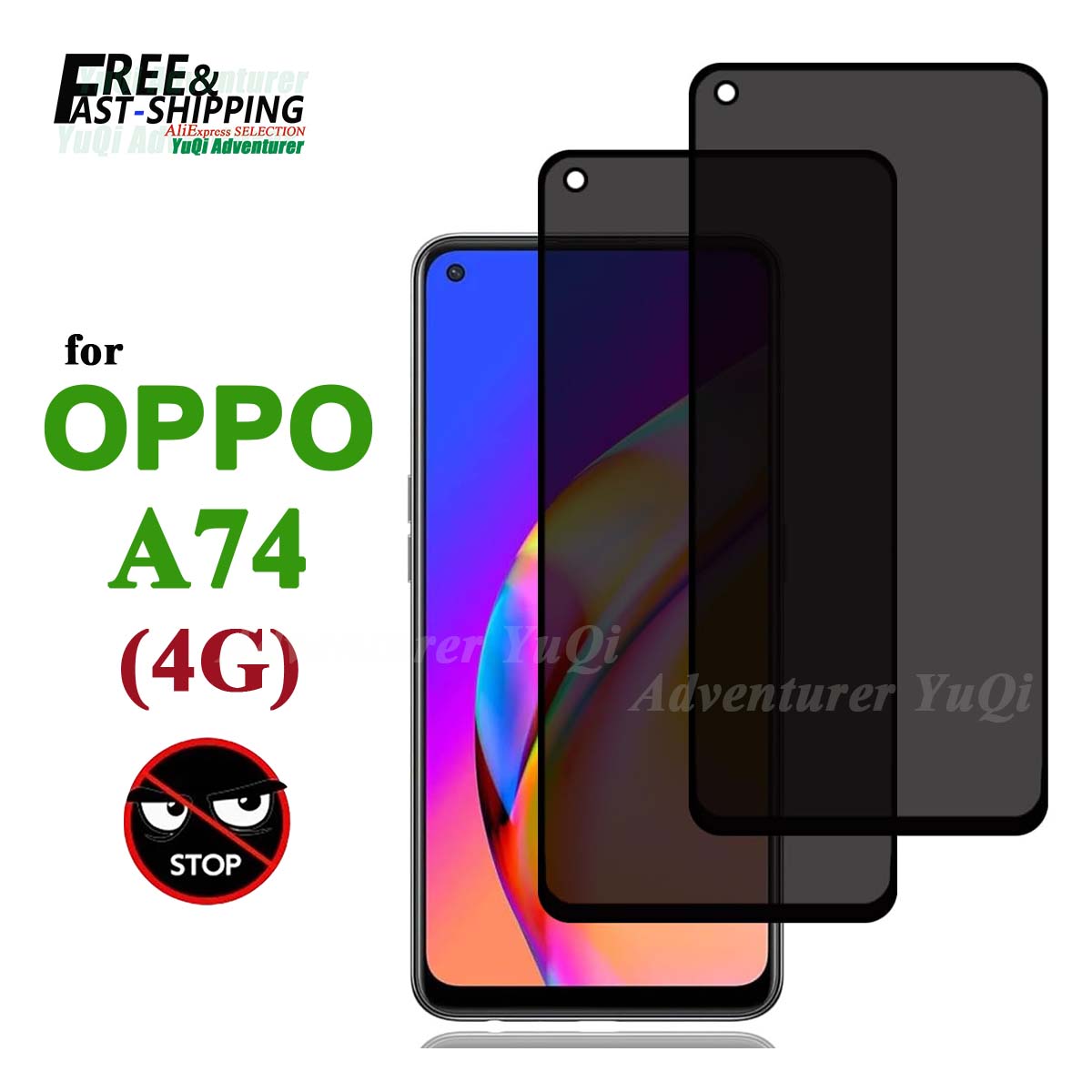 Anti Spy Screen Protector For  - Anti Spy Privacy Glass Case recension och pris