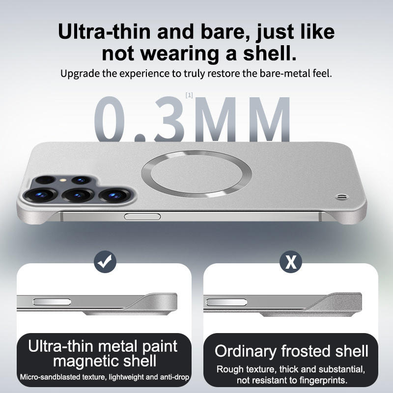 Frameless Ultra-thin Matte Lux - Ultra Thin Frameless Phone Cover recension och pris