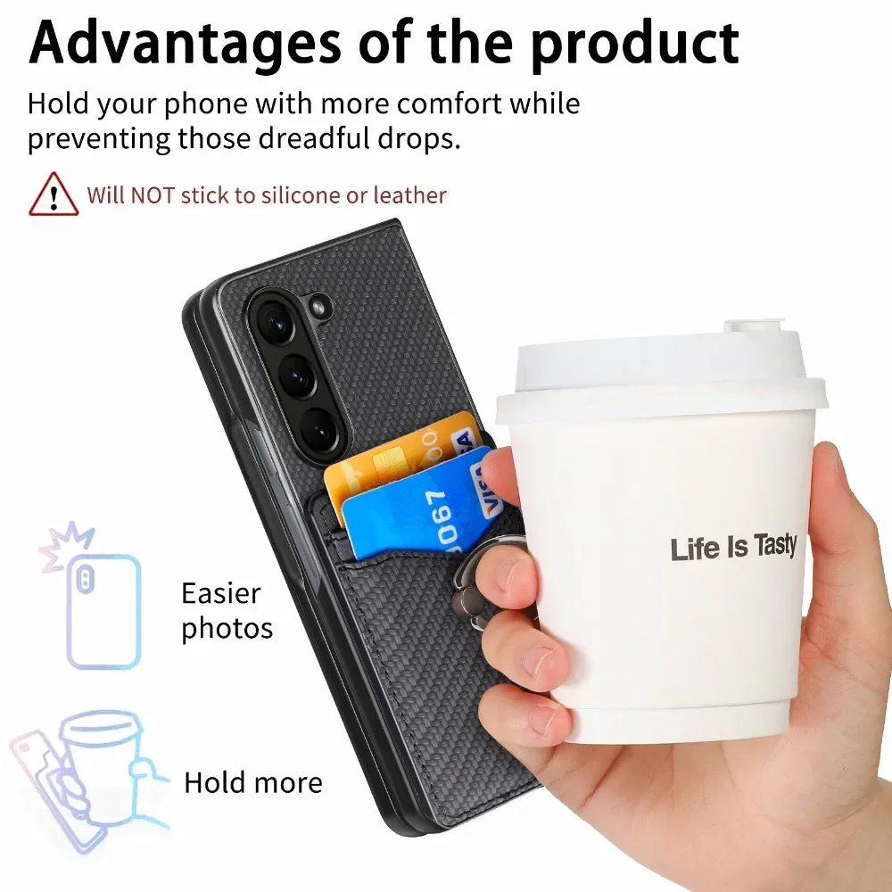 PU Leather Wallet Phone Case f - Leather Wallet Card Holder Phone Cover recension och pris