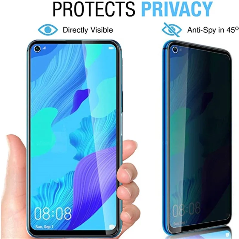 Anti-spy tempered glass screen - Anti Spy Privacy Glass Case recension och pris