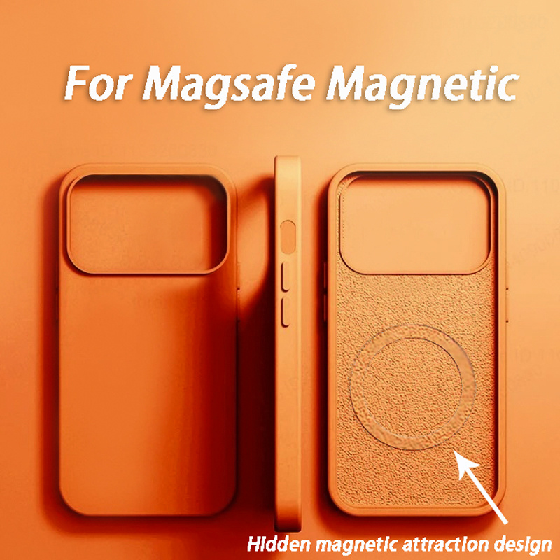 Luxury For Magsafe Wireless Ch - Liquid Silicone Magnetic Phone Case recension och pris