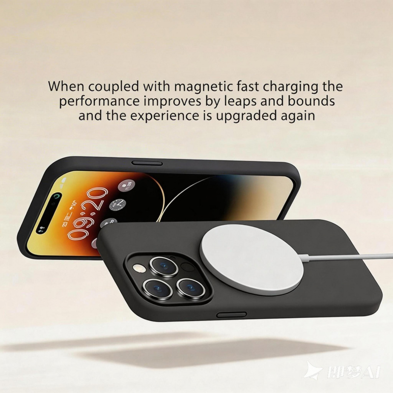 Luxury For Magsafe Wireless Ch - Liquid Silicone Magnetic Phone Case recension och pris